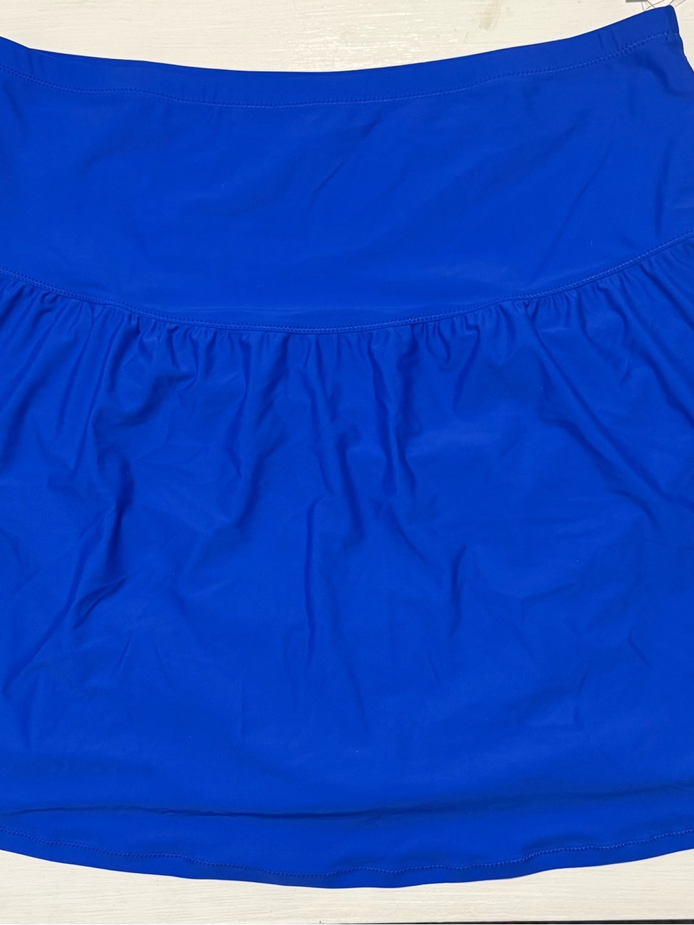 Raisins Royal Blue Curve Swim Skirt Tummy Control Size 24W Brand New